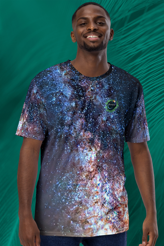 Heren T-shirt Tacoun X Scifacts Milkyway