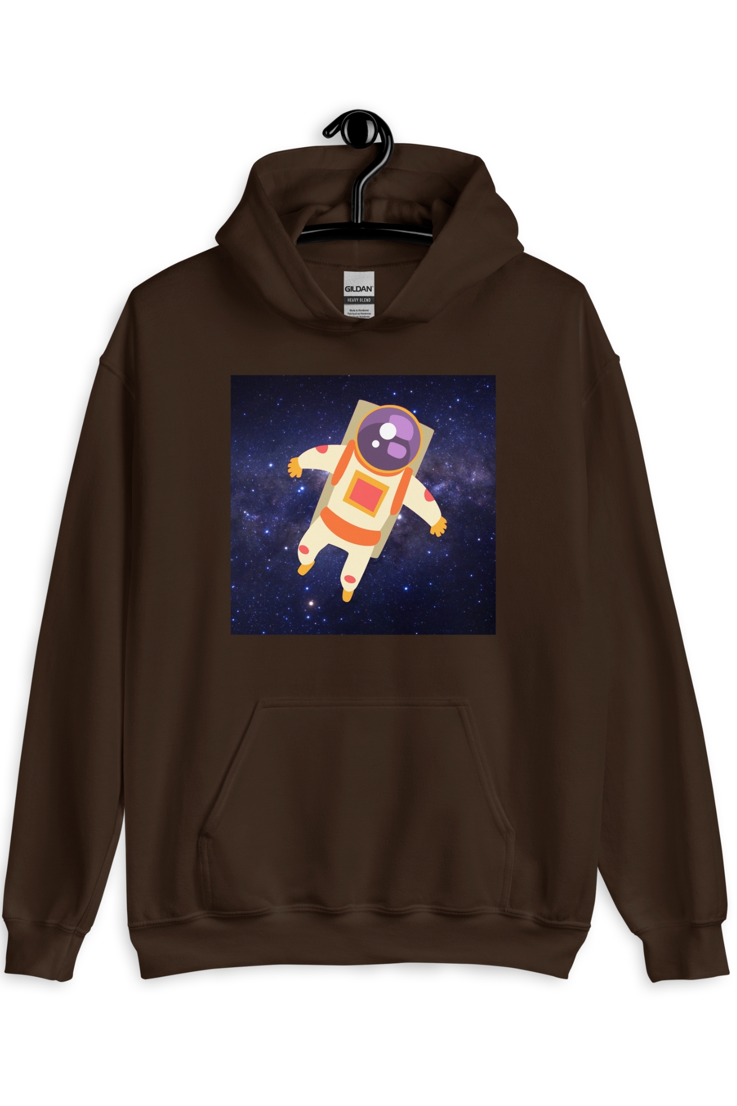 Heren Hoodie Spaceman