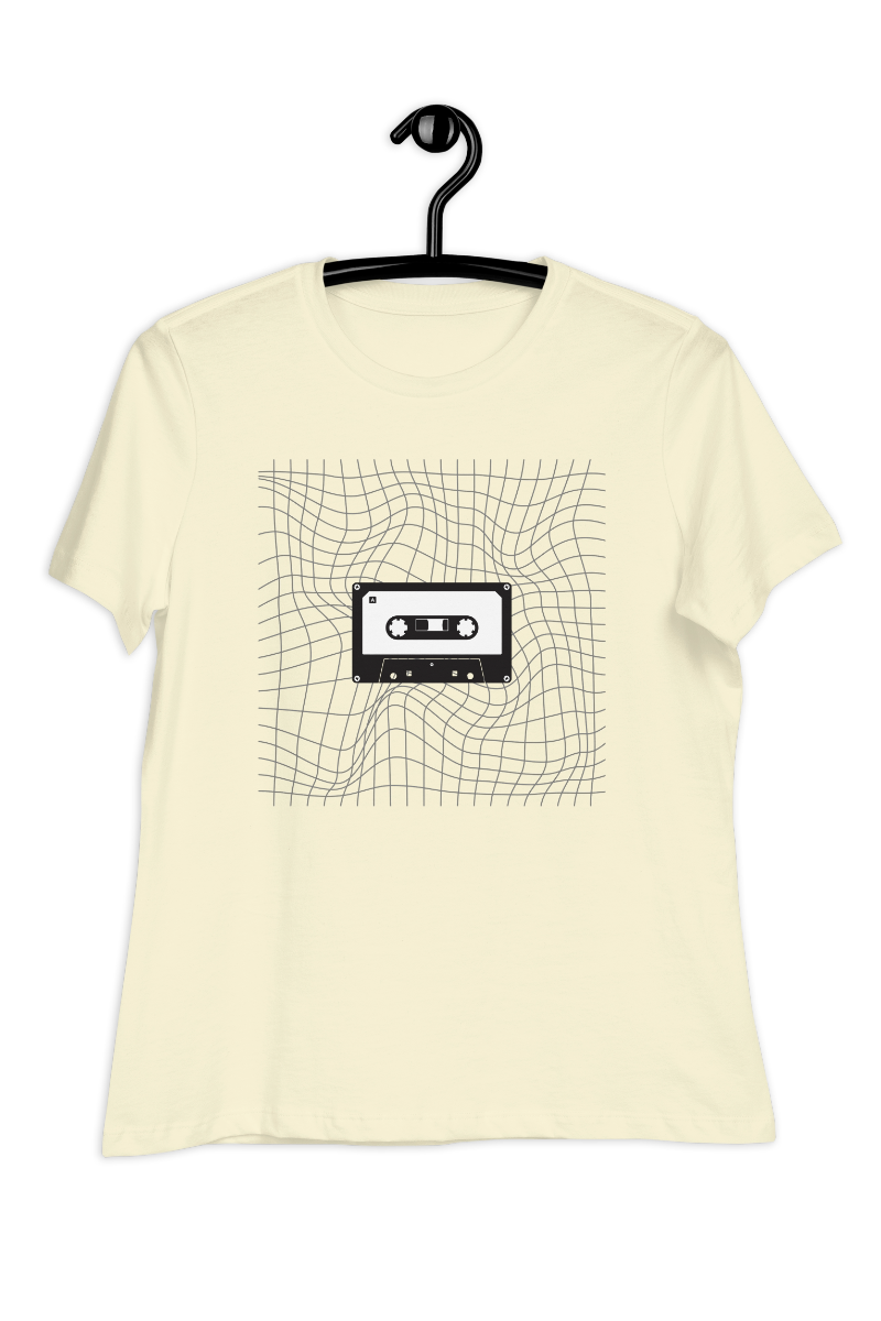 Dames-T-shirt Cassette