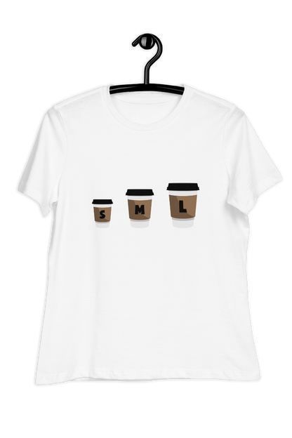 Dames-T-shirt Coffee