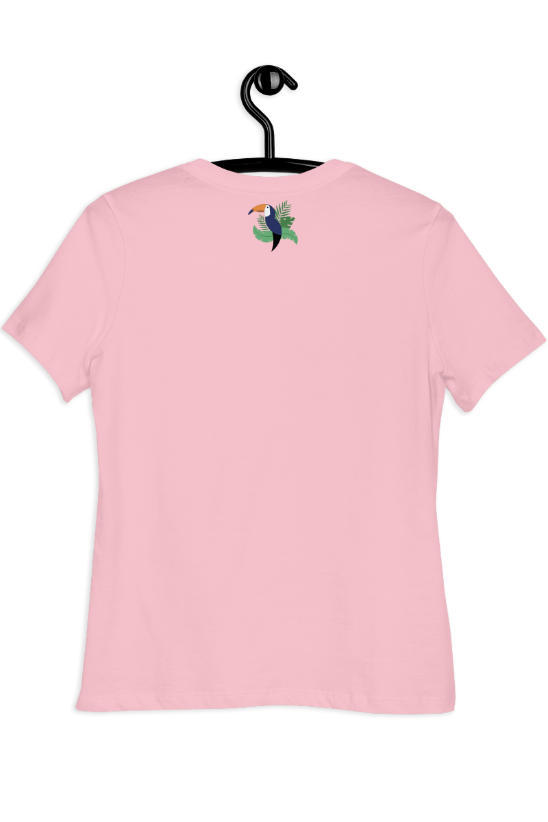 Dames-T-shirt Please don't leaf me