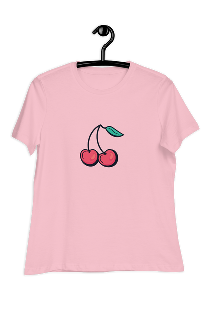 Dames-T-shirt Cherry