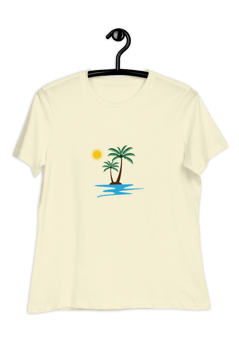 Dames-T-shirt Island