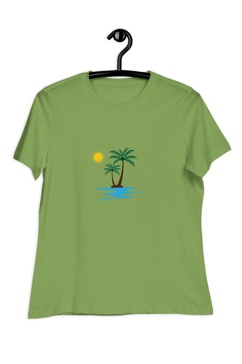 Dames-T-shirt Island