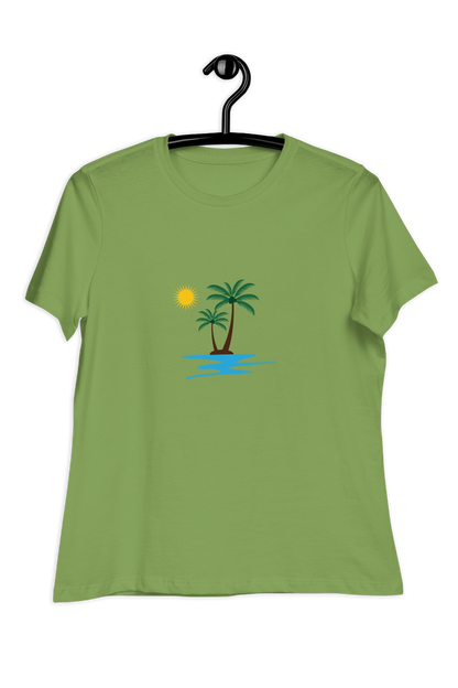 Dames-T-shirt Island