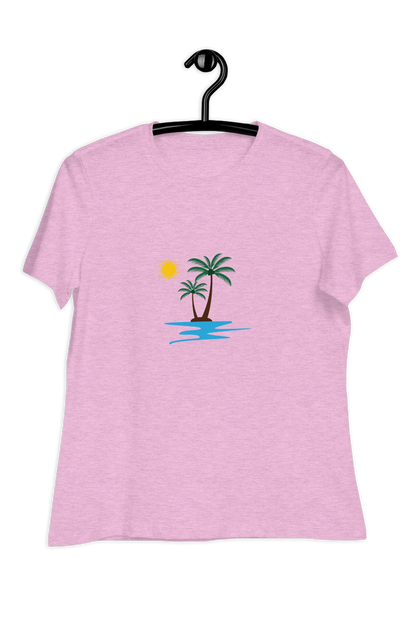 Dames-T-shirt Island