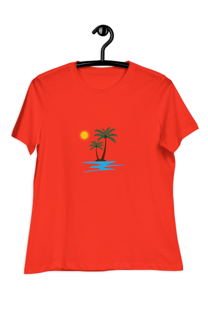 Dames-T-shirt Island