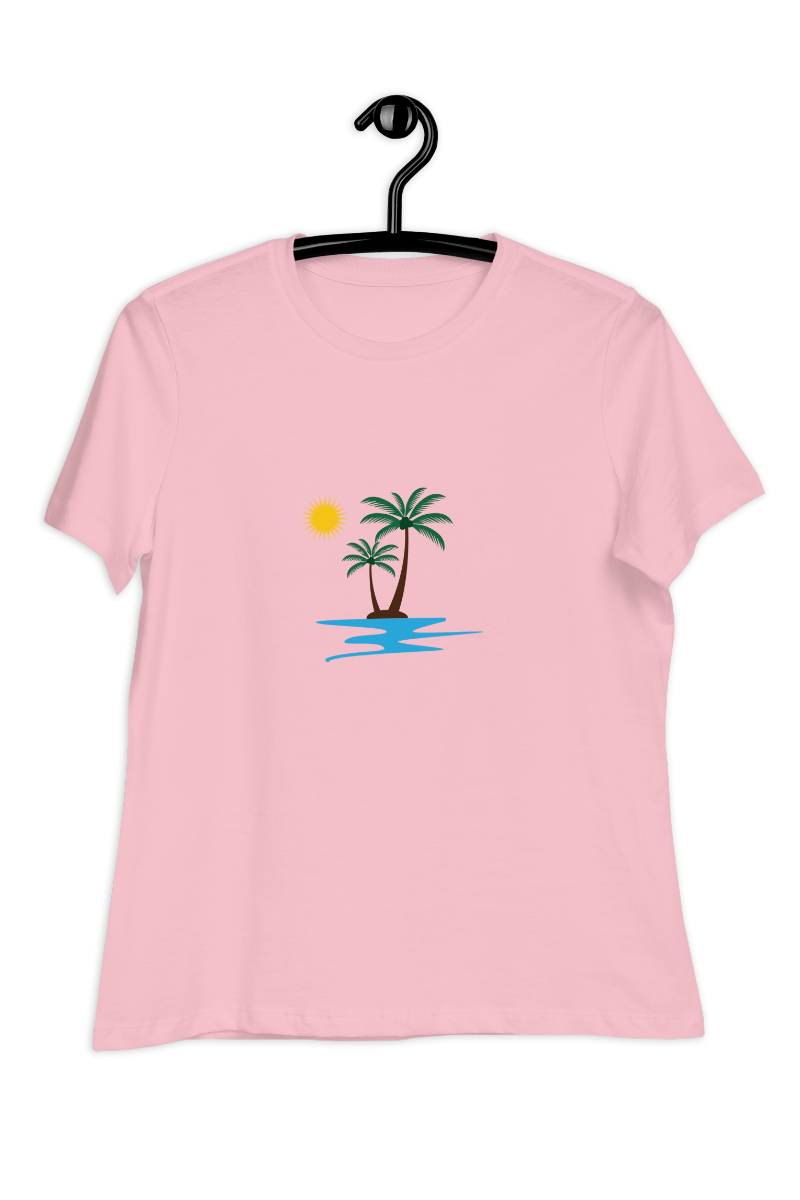 Dames-T-shirt Island