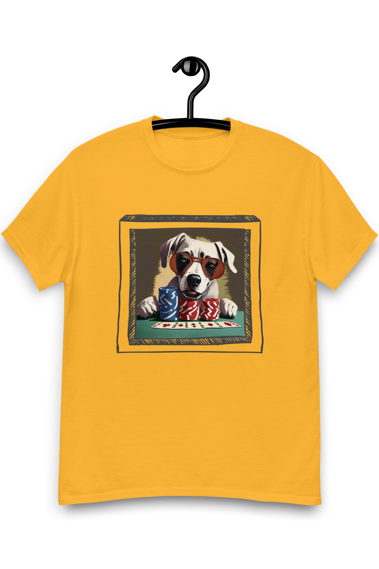 Heren T-shirt Pokerdog