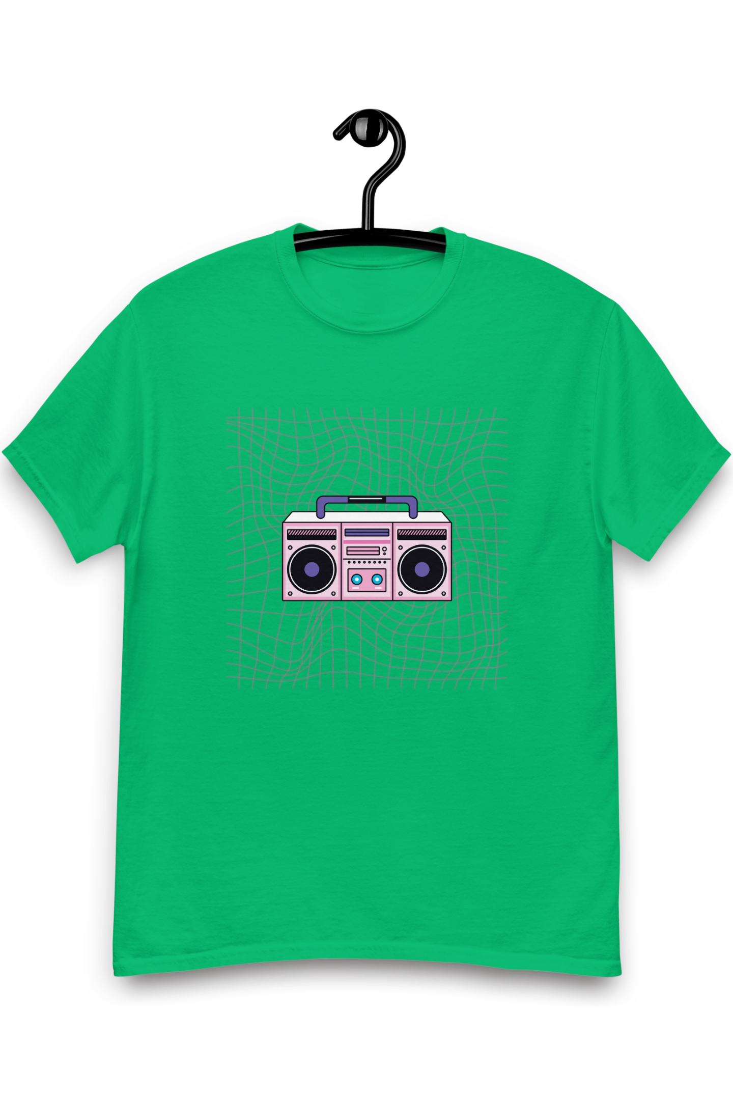 Heren T-shirt Retro boombox