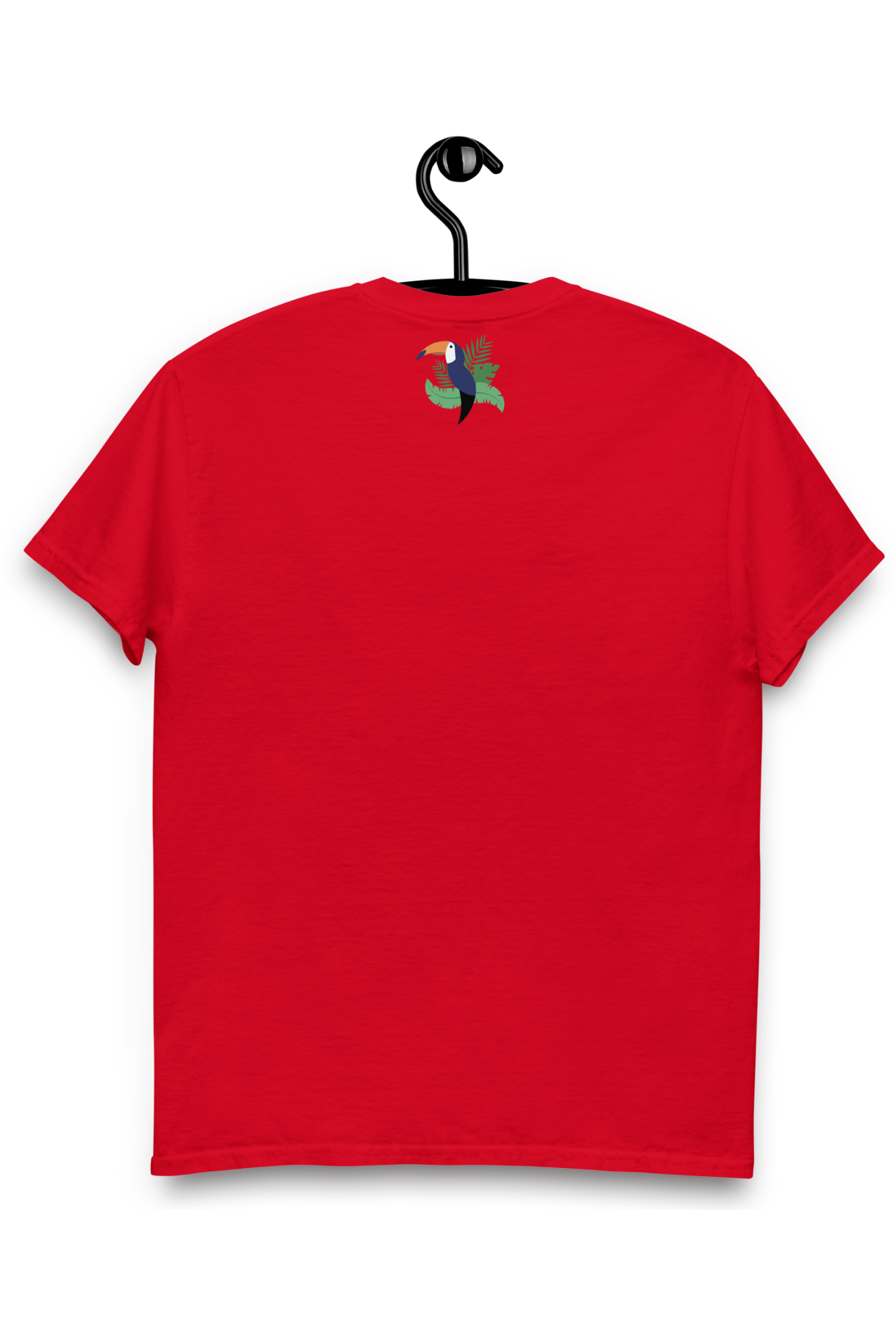 Heren T-shirt Gebergte Groen-Wit