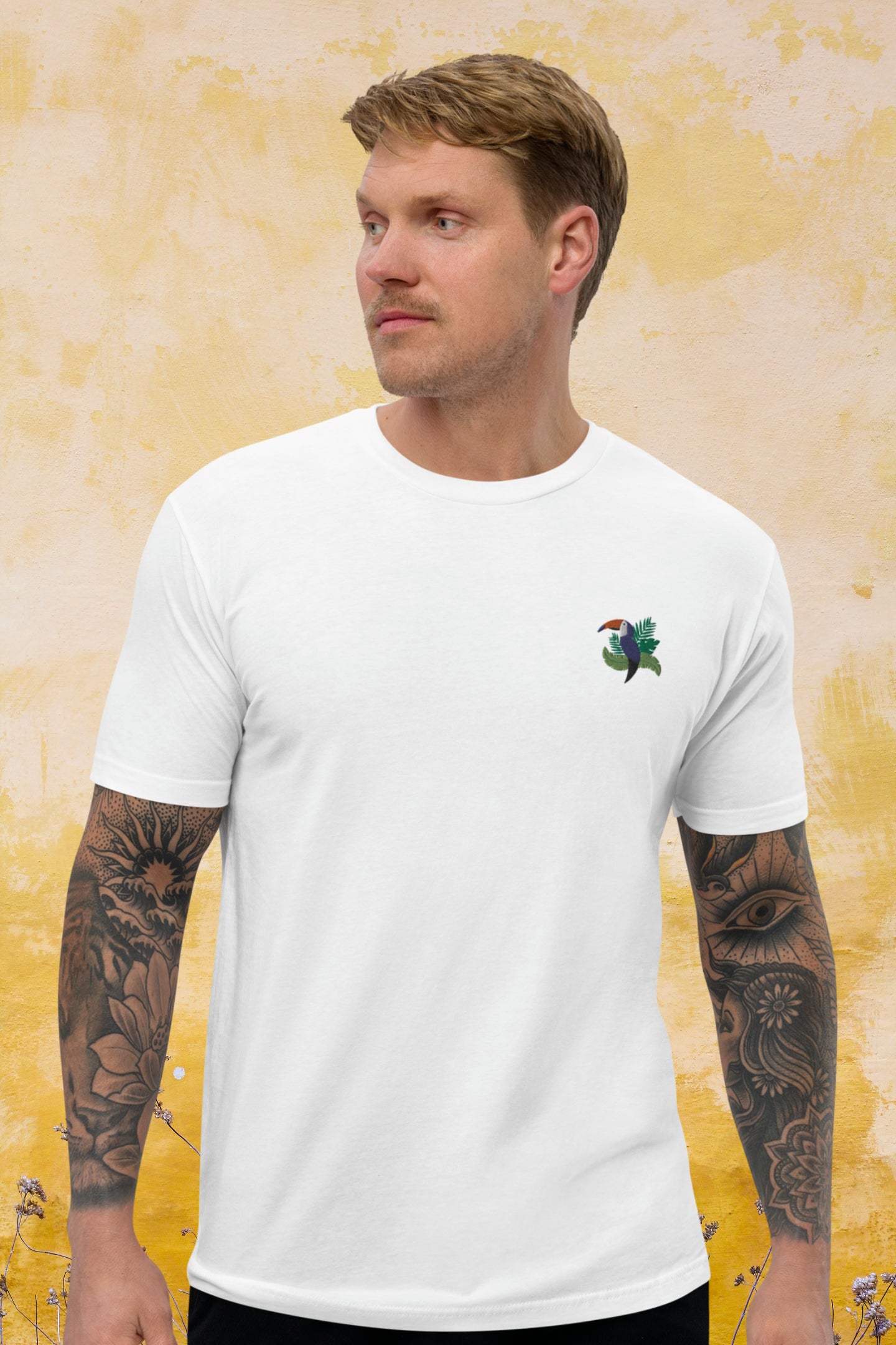 Heren T-shirt Slim fit