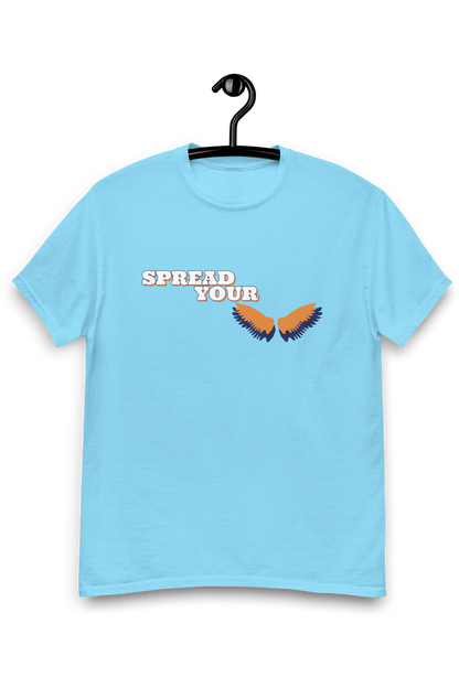 Heren T-shirt Spread Your Wings met vleugels