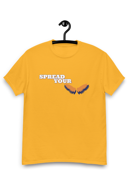 Heren T-shirt Spread Your Wings met vleugels