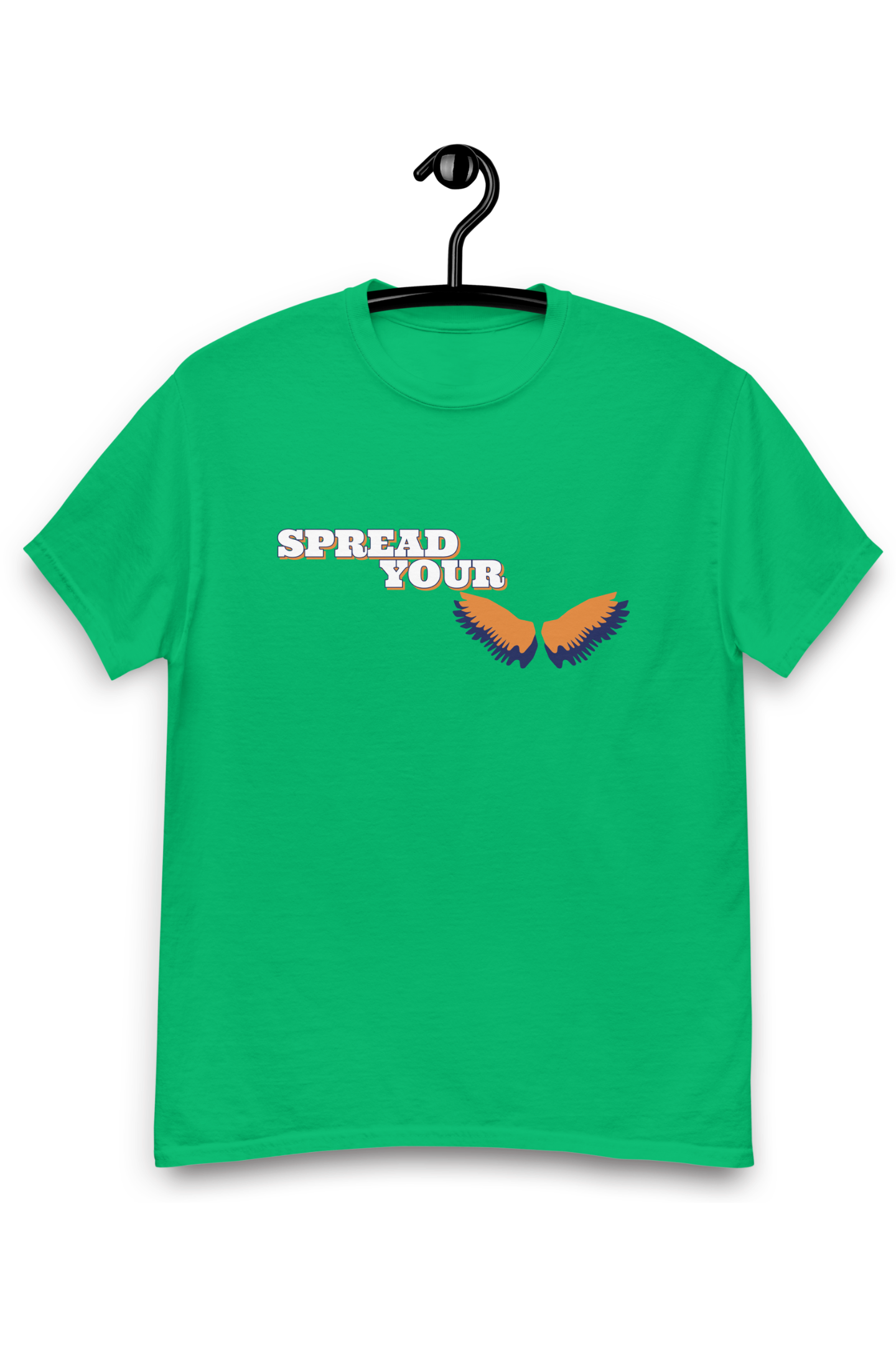 Heren T-shirt Spread Your Wings met vleugels