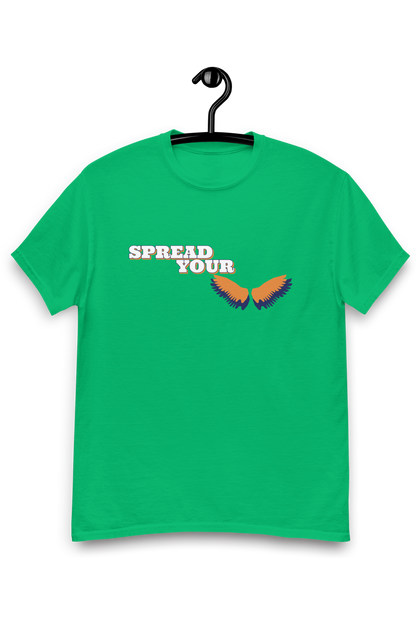 Heren T-shirt Spread Your Wings met vleugels