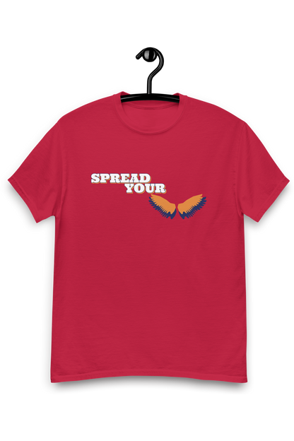 Heren T-shirt Spread Your Wings met vleugels