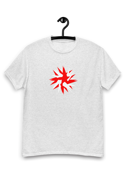 Heren T-shirt Ster Rood/Wit