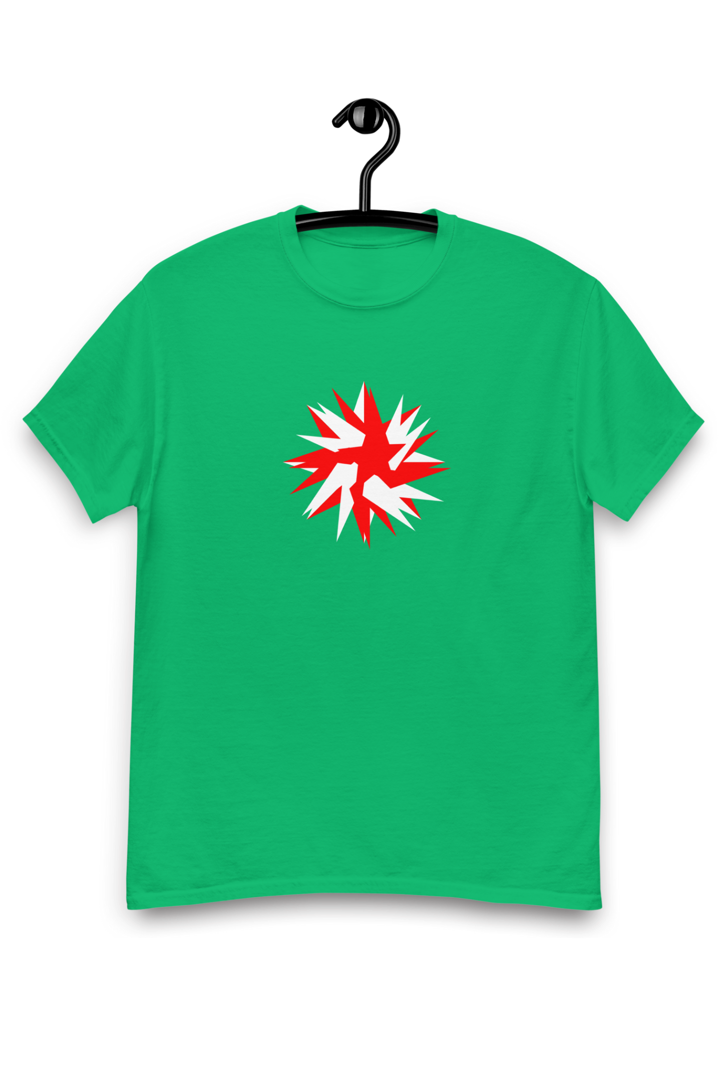 Heren T-shirt Ster Rood/Wit