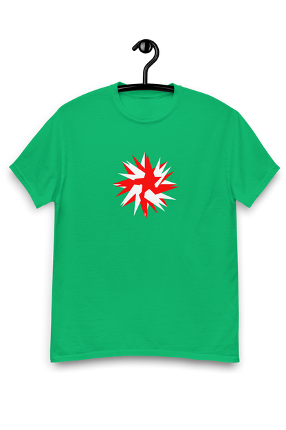 Heren T-shirt Ster Rood/Wit