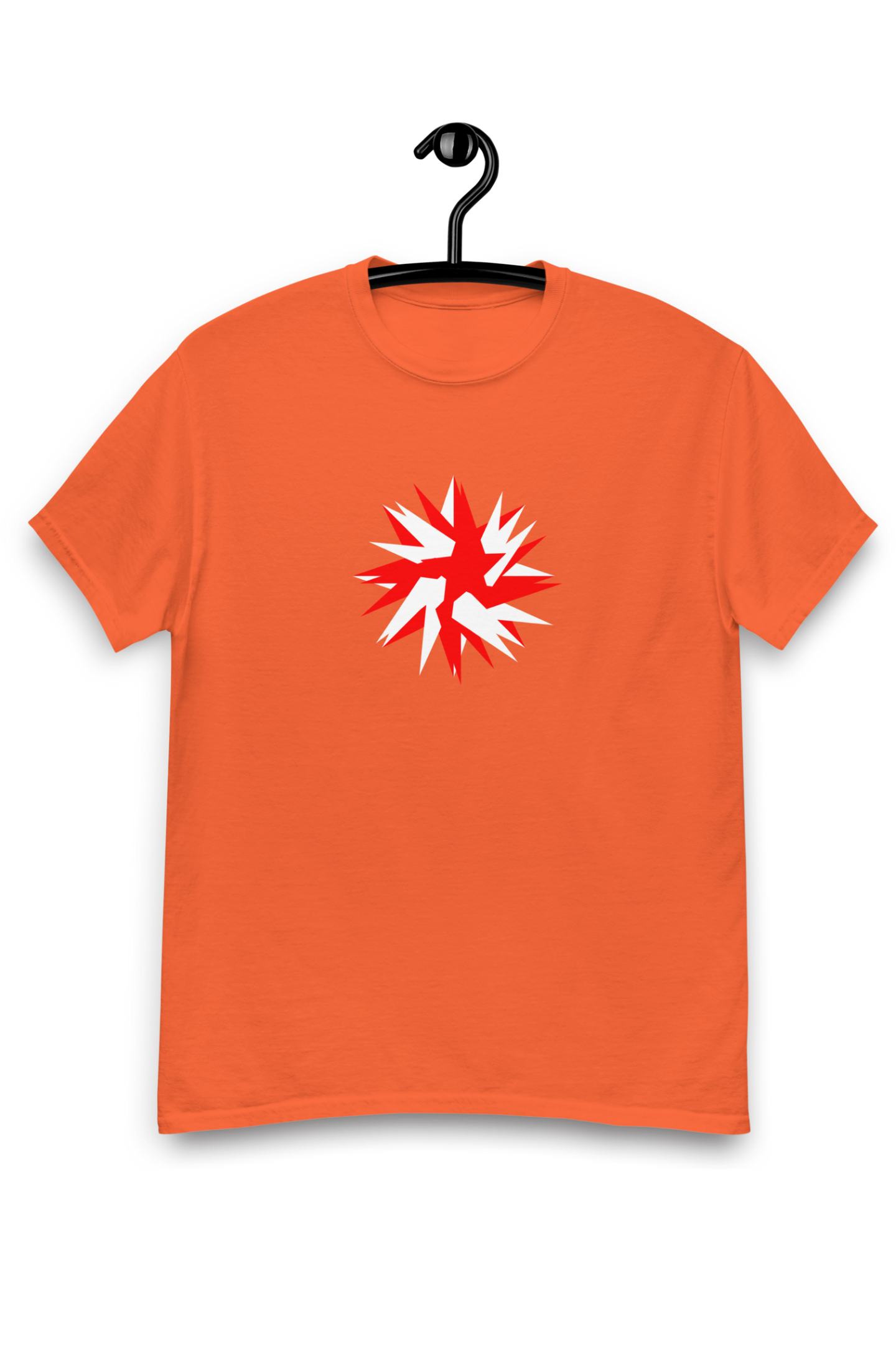 Heren T-shirt Ster Rood/Wit