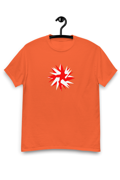 Heren T-shirt Ster Rood/Wit