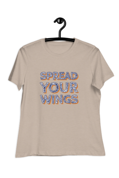 Dames T-shirt Spread your wings