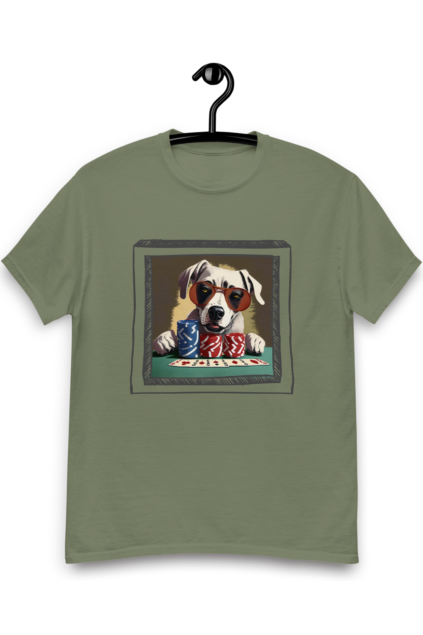 Heren T-shirt Pokerdog