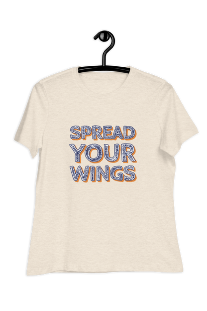 Dames T-shirt Spread your wings