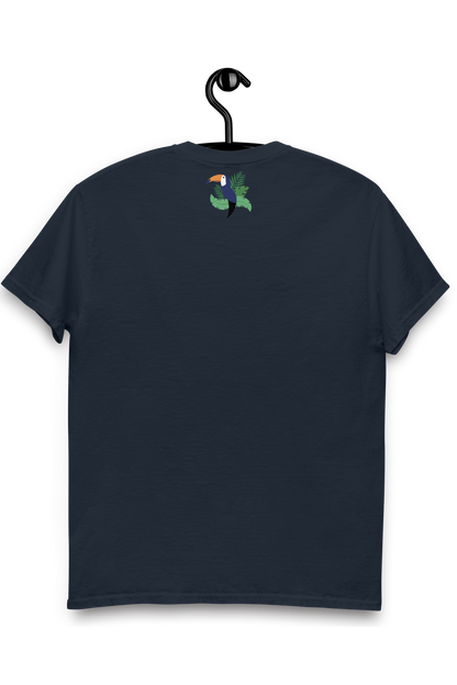 Heren T-shirt Ruiten Rood-Geel-Groen