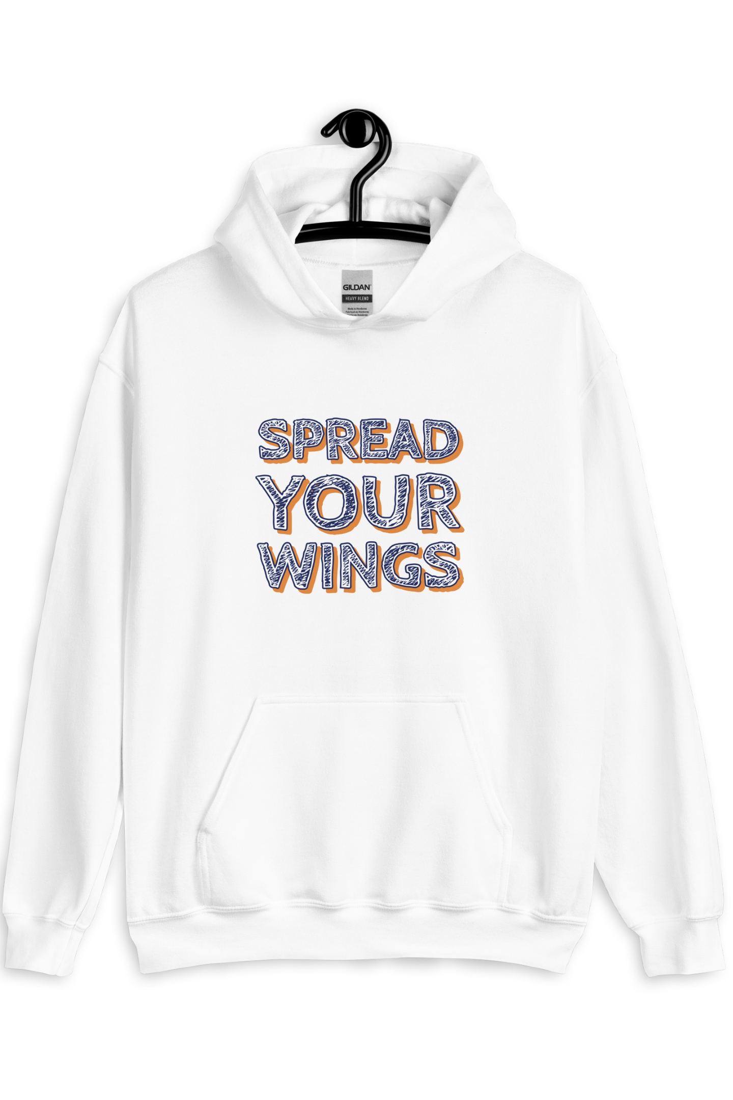 Heren Hoodie Spread your wings