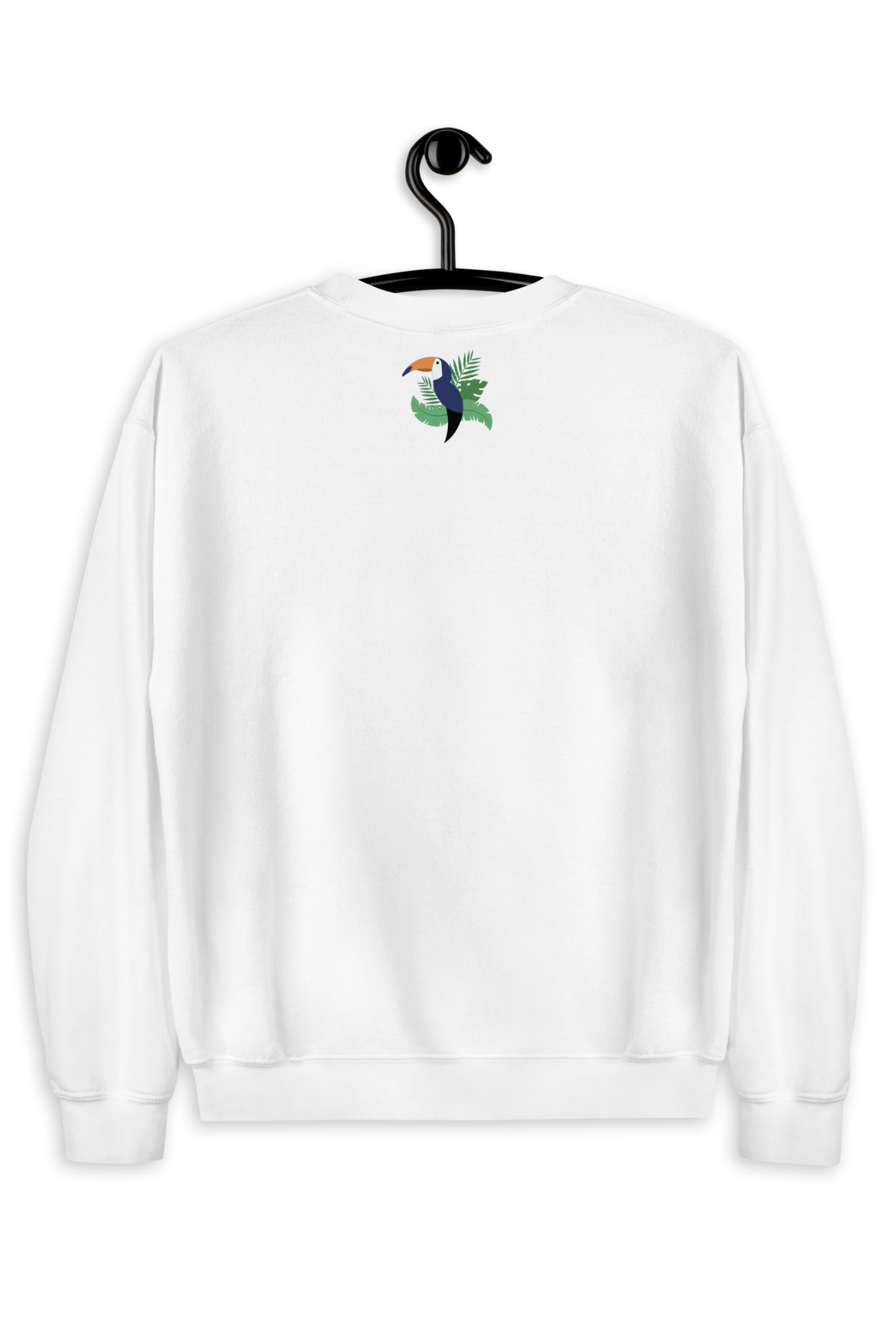 Dames Sweater Blue butterflies geborduurd