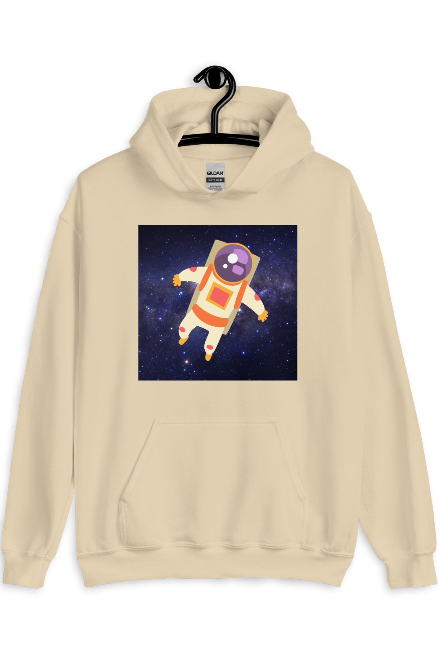 Heren Hoodie Spaceman